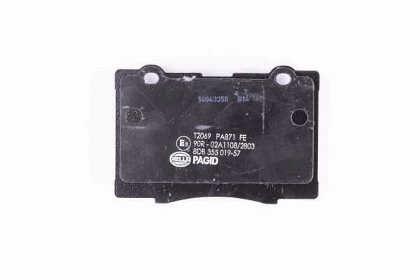 Колодки тормозные дисковые HELLA/BEHR/PAGID 8DB355019571