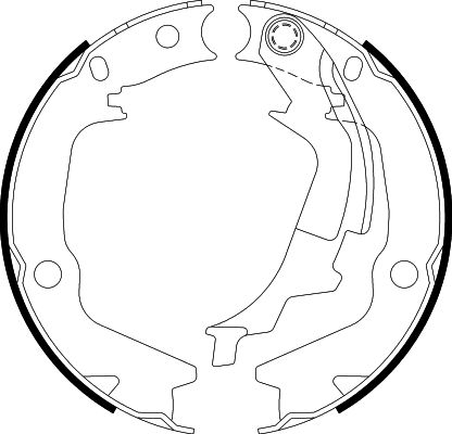 Колодки тормозные барабанные HELLA/BEHR/PAGID 8DA355050131