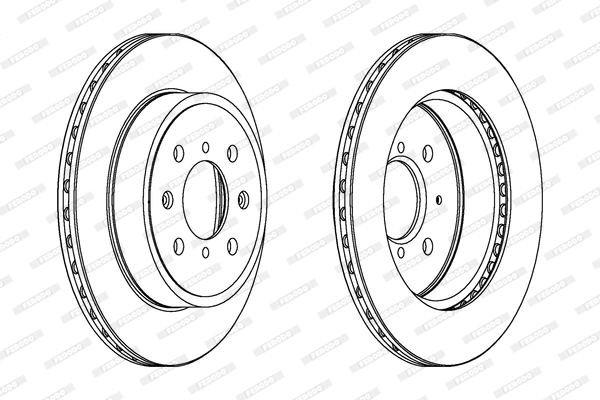 Диск тормозной FERODO DDF1509