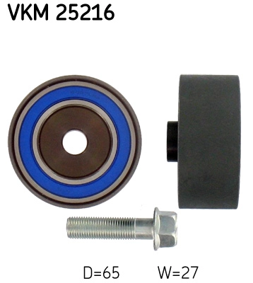 Ролик промежуточный ремня грм SKF VKM25216