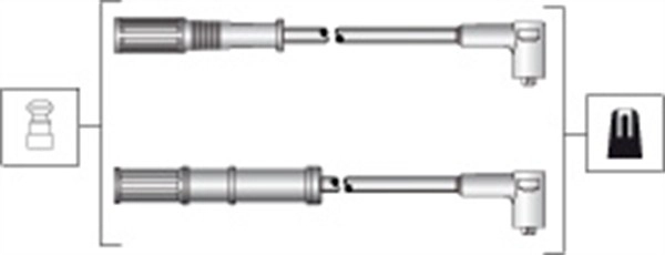 Комплект проводов зажигания MAGNETI MARELLI 941318111301