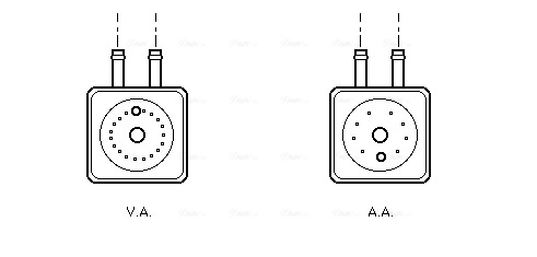 Радиатор масляный AVA QUALITY COOLING VN3148