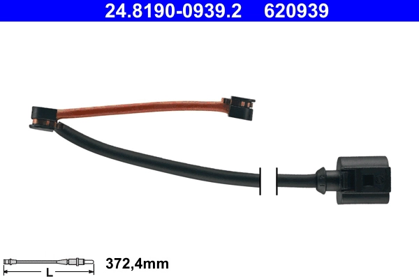 Датчик износа тормозных колодок ATE 24.8190-0939.2
