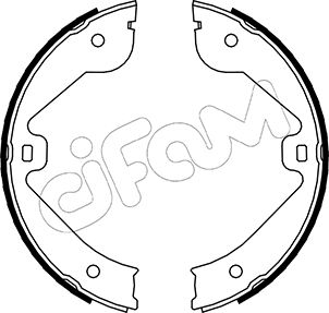 Комплект тормозных колодок стояночная тормозная система CIFAM 153-244