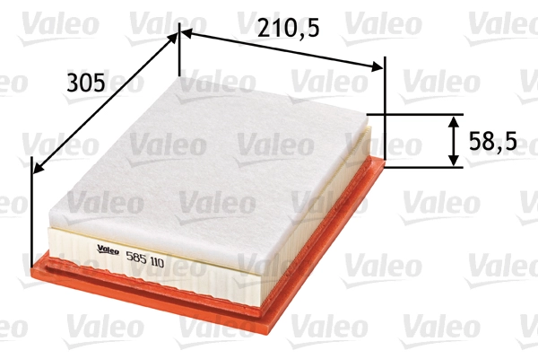 Фильтр воздушный VALEO 585110