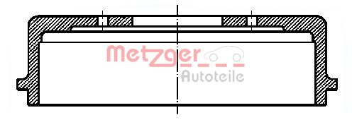 Барабан тормозной METZGER BT 1050