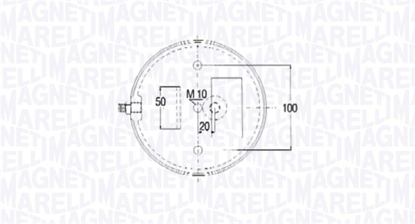 Амортизатор подвески л/а MAGNETI MARELLI 030607020185