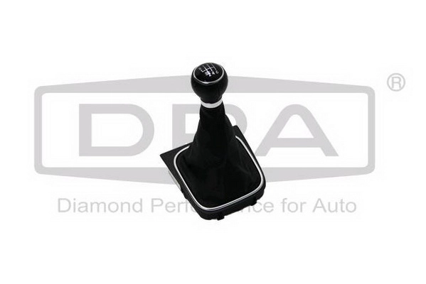 Ручка кпп + чехол vw golf v 03- golf vi 08- golf plus 05- jetta 06- 6мкпп DPA 87110767402