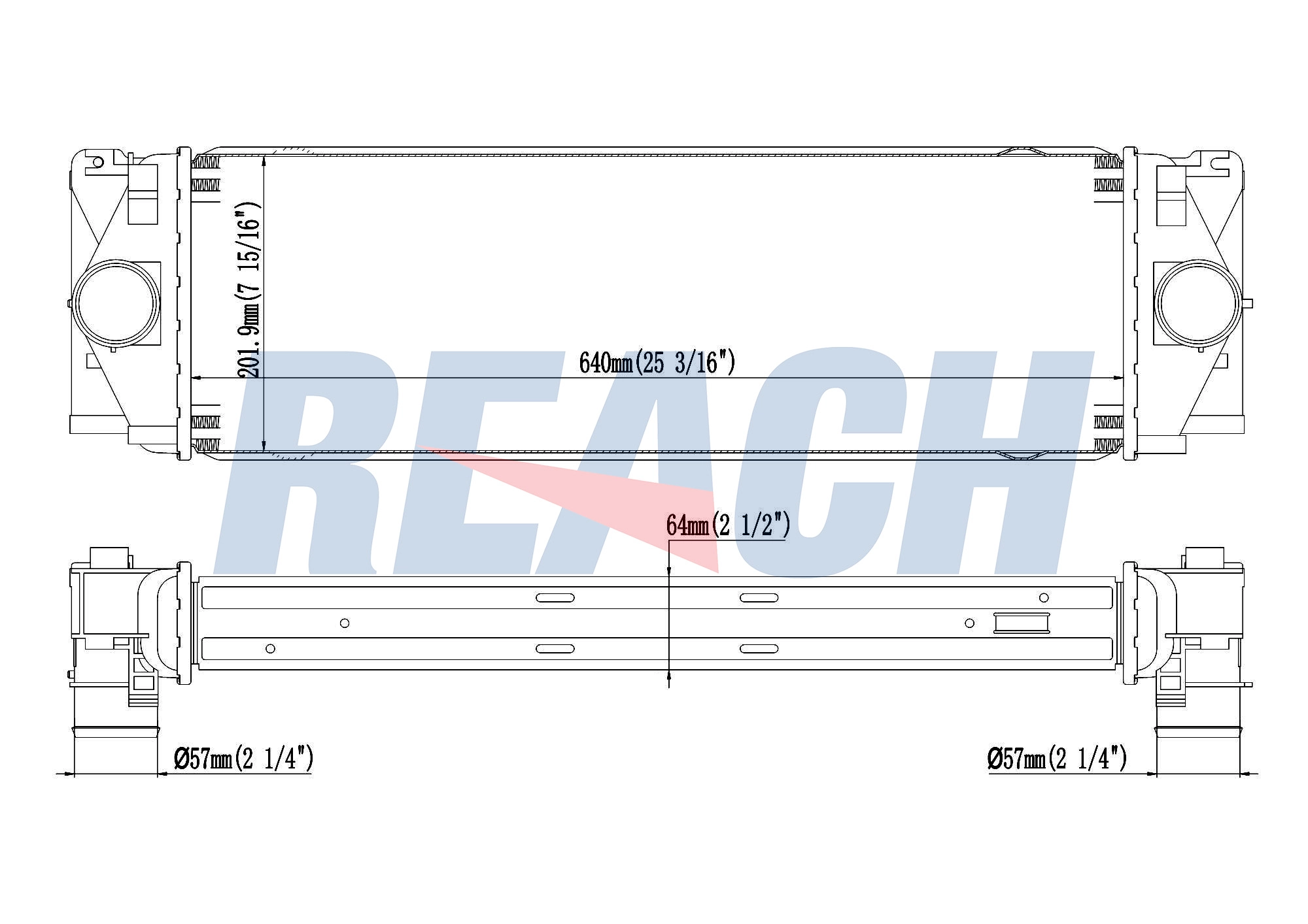 Интеркулер REACH 1.61.1187.4