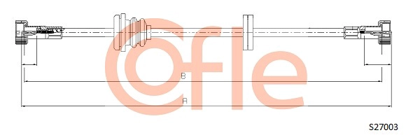 Трос спидометра COFLE 92.S27003