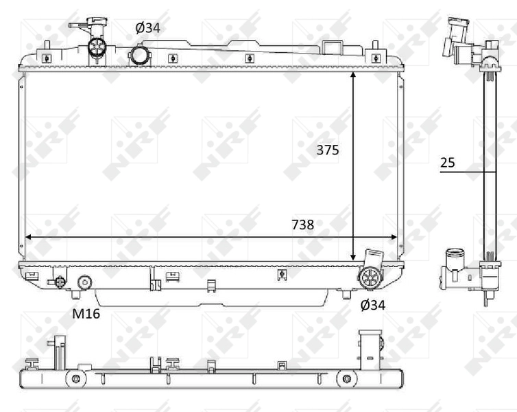 Радиатор системы охлаждения