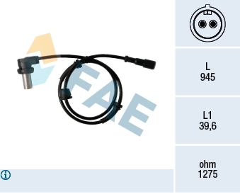 Датчик abs FAE 78341