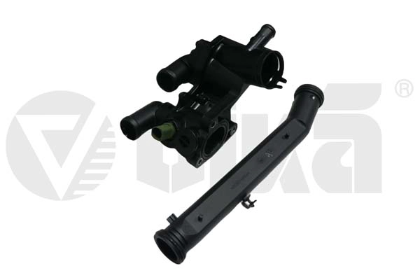 Корпус термостата с патрубком vw foa04-10/po02-10/pos04-06 seat co03-09/ib06-10