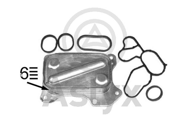 Масляный радиатор chevrolet aveo (t300) 500 (312) 500 c (312) 500l (351 352) doblo (119 223)