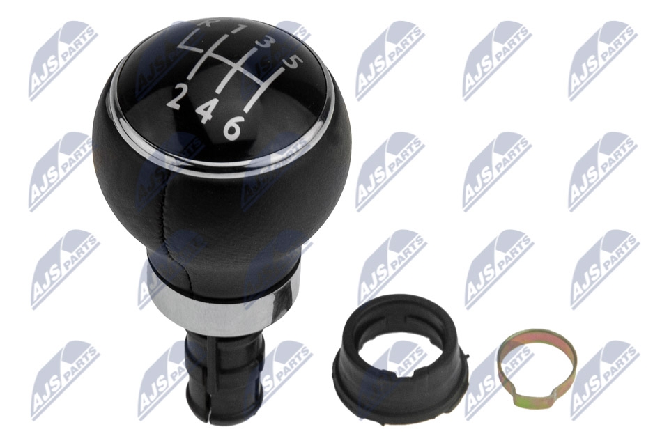 Ручка 6мкпп vw golf v 2003-golf vi 2008-golf plus 2005-jetta 2006- / black cap/leather NTY GZBVW028