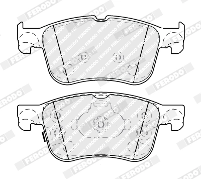 Колодки тормозные перед ford focus iv 18/ escape (4g)/kuga iii FERODO FDB4849