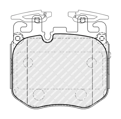 Тормозные колодки перед.мост bmw g 3/5/6/7/8/x5/x6/x7 16- FERODO FDB5173