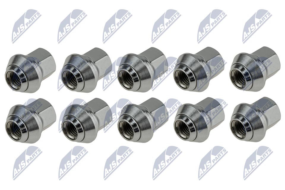 Гайка колесная ford fiesta iv/v/vi fusion focus ii/iii c-max i/ii mondeo i/ii/iii/iv volvo c30 NTY KSPFR000