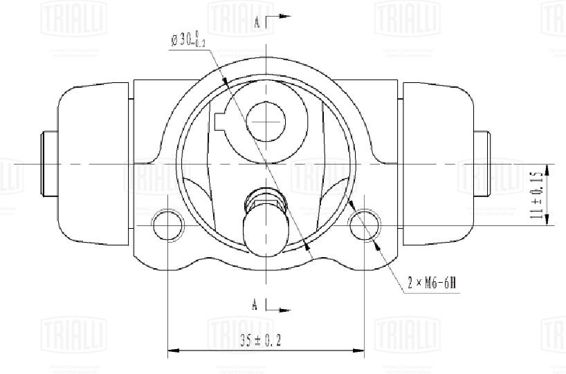 Цилиндр тормозной TRIALLI CF0118
