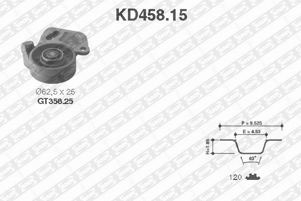 Комплект грм SNR KD458.15