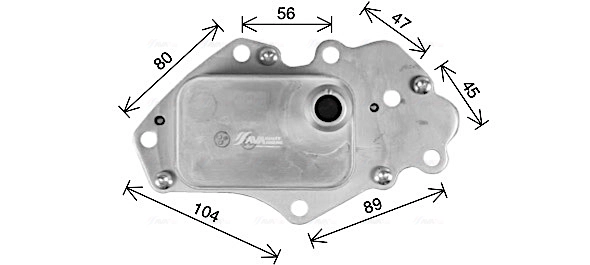 Радиатор масляный AVA QUALITY COOLING OL3742H
