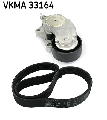Комплект поликлинового ремня SKF VKMA33164