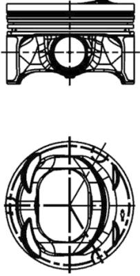 Поршень KOLBENSCHMIDT 40477610