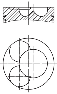 Поршень MAHLE/KNECHT 028 07 00