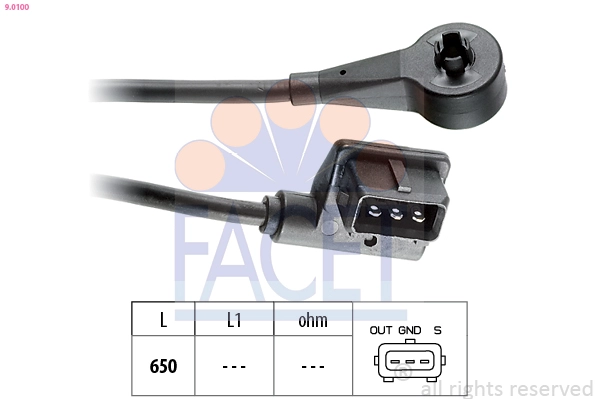 Датчик частота вращения made in italy - oe equivalent FACET 9.0100