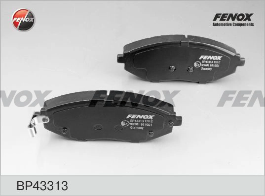 Комплект тормозных колодок дисковый тормоз FENOX BP43313
