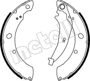 Комплект тормозных колодок METELLI 53-0481