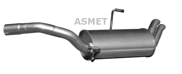 Глушитель выхлопных газов конечный ASMET 09.101