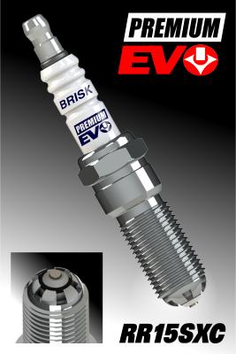 Свеча зажигания rr15sxc premium evo BRISK 1900