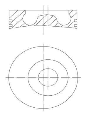 Поршень MAHLE/KNECHT 016 02 00