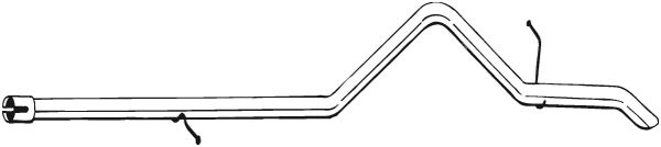 Труба выхлопного газа BOSAL 950-073