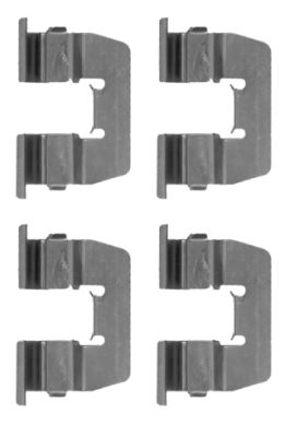 Комплектующие колодки дискового тормоза MINTEX MBA1764