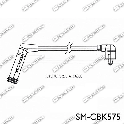 Комплект проводов зажигания SPEEDMATE SM-CBK575