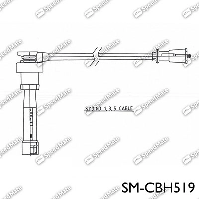 Комплект проводов зажигания SPEEDMATE SM-CBH519