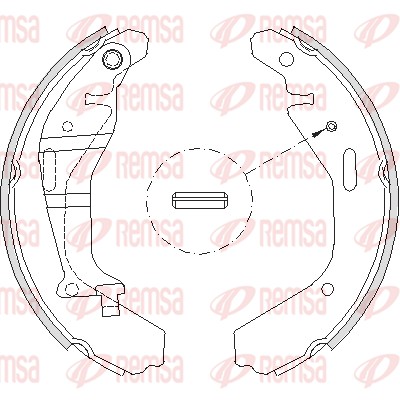 Тормозные колодки REMSA 4202.00