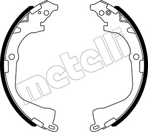 Комплект тормозных колодок METELLI 53-0529