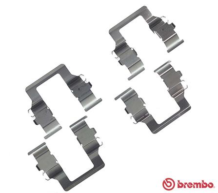 Комплектующие колодки дискового тормоза prime line BREMBO A 02 201