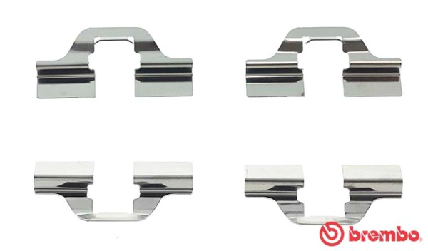 Комплектующие колодки дискового тормоза prime line BREMBO A 02 205