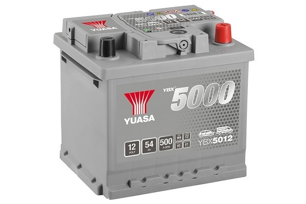 Стартерная аккумуляторная батарея ybx5000 silver high performance smf batteries YUASA YBX5012
