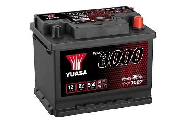 Стартерная аккумуляторная батарея ybx3000 smf batteries YUASA YBX3027
