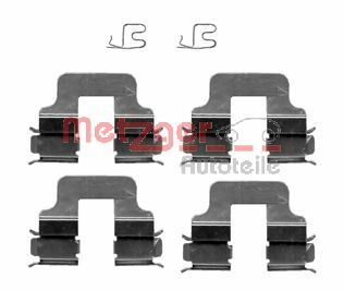 Комплектующие колодки дискового тормоза greenparts METZGER 109-1245