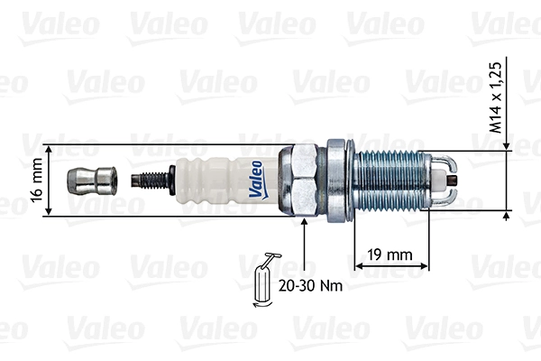 Свеча зажигания VALEO 246852