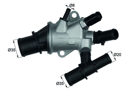 Термостат охлаждающая жидкость behr MAHLE/KNECHT TI 170 88
