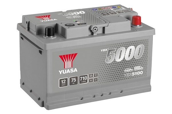 Стартерная аккумуляторная батарея ybx5000 silver high performance smf batteries YUASA YBX5100