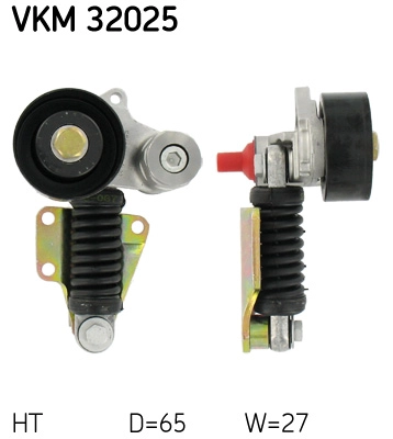 Натяжной ролик поликлиновой ремень SKF VKM 32025