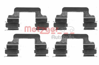 Комплектующие колодки дискового тормоза greenparts METZGER 109-1610